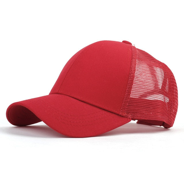 Ponytail Cap | Breathable Summer Baseball Cap for Ponytails