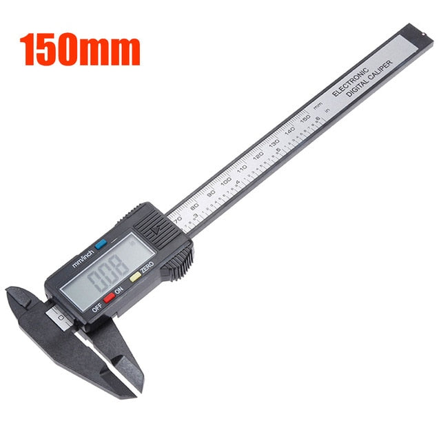 5.9"/150mm Electronic Calipers | 0.1mm Resolution | Imperial & Metric
