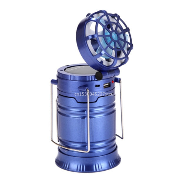 CampCan | 6-in-1 Solar Camping Lantern Fan | Solar Powered | Waterproof
