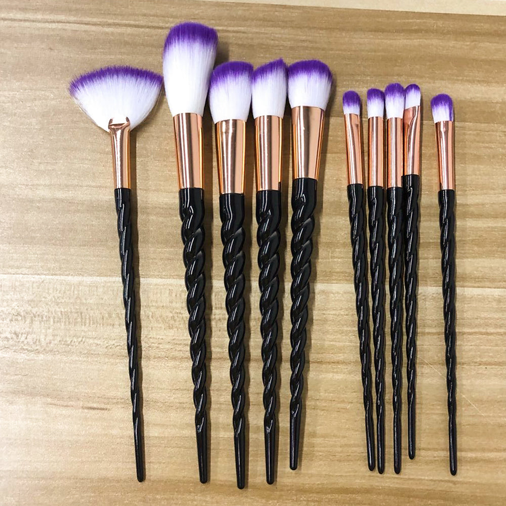 8-Piece Deluxe Makeup Brush Set