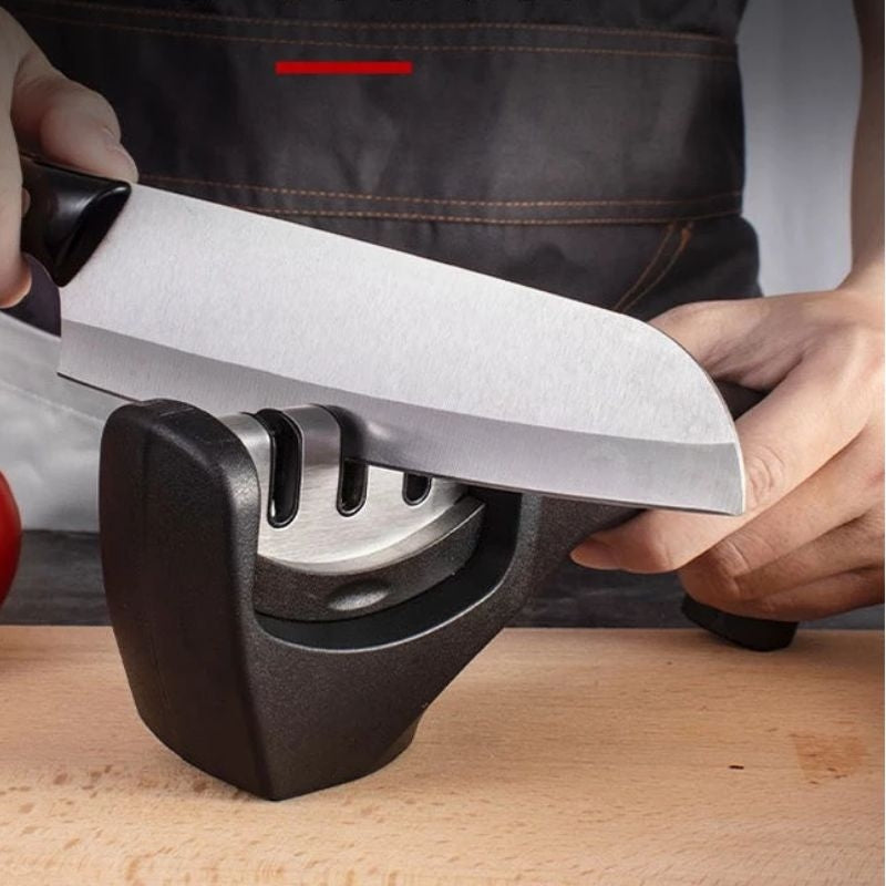 Kitchen Knife Sharpener Professinal 3 Stages Handheld Knife Sharpeners  Tungsten Diamond Ceramic Sharpening Tool To Repair And Polish Blades  Kitchen