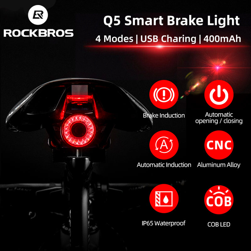 Smart Bike Brake Light | Cycling Essentials & Accessories