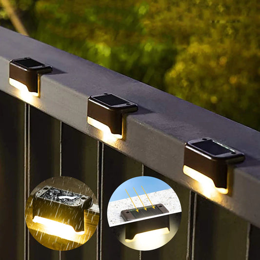 Modern Deck, Fence & Stair Lights | Solar Powered