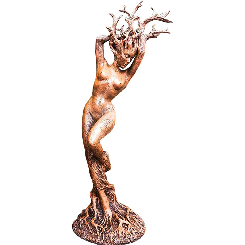 Forest Goddess Statue | Enchanted Garden Ornaments
