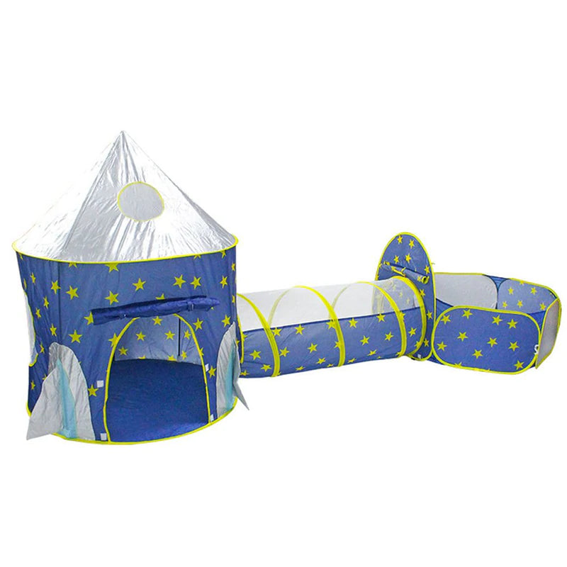 3 In 1 Rocket Ship Play Tent