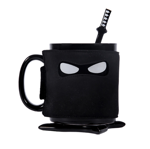 Ninja Mug, Coaster & Spoon Set | Epic Novelty Gifts