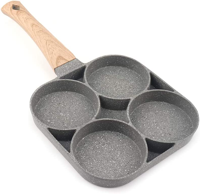 Non-stick 4-Hole Egg Frying Pan
