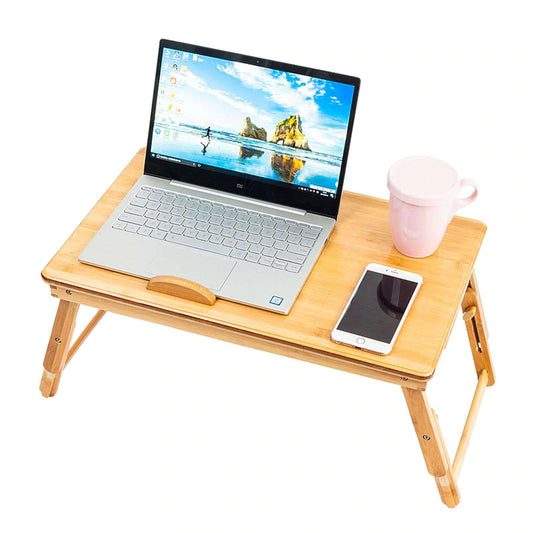 Adjustable Bamboo Laptop Desk