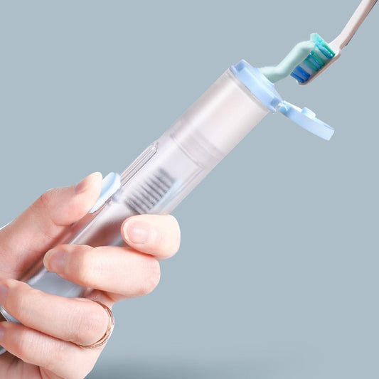 TubeBrush | Travel Toothbrush with Toothpaste Storage