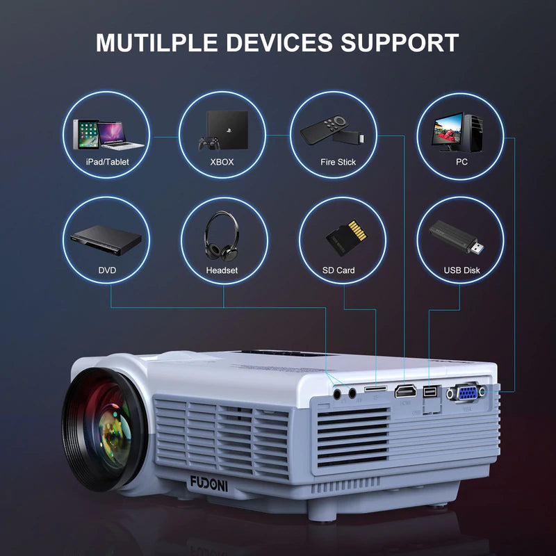 5G WiFi 1080P Video Projector