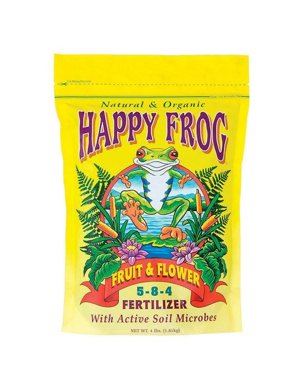 Foxfarm 7739329 Happy Frog Fruit & Flower Organic Fertilizer, 4 lb - gardeniverse