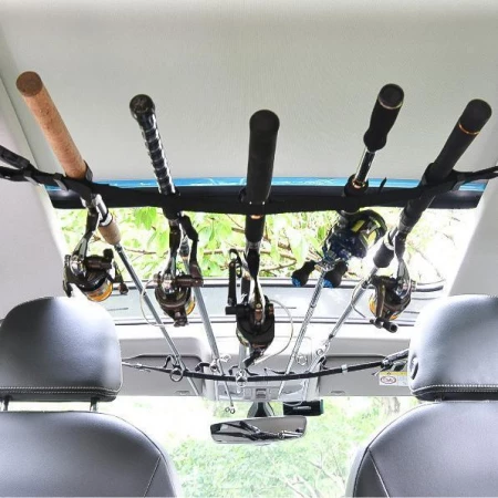 RodGear | Car Overhead Fishing Rod Holder Straps | 2PCs - Solutiverse