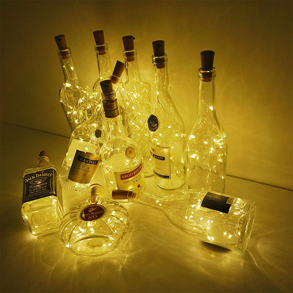 10PCs String Lights | Make DIY Glass Bottle Lamps
