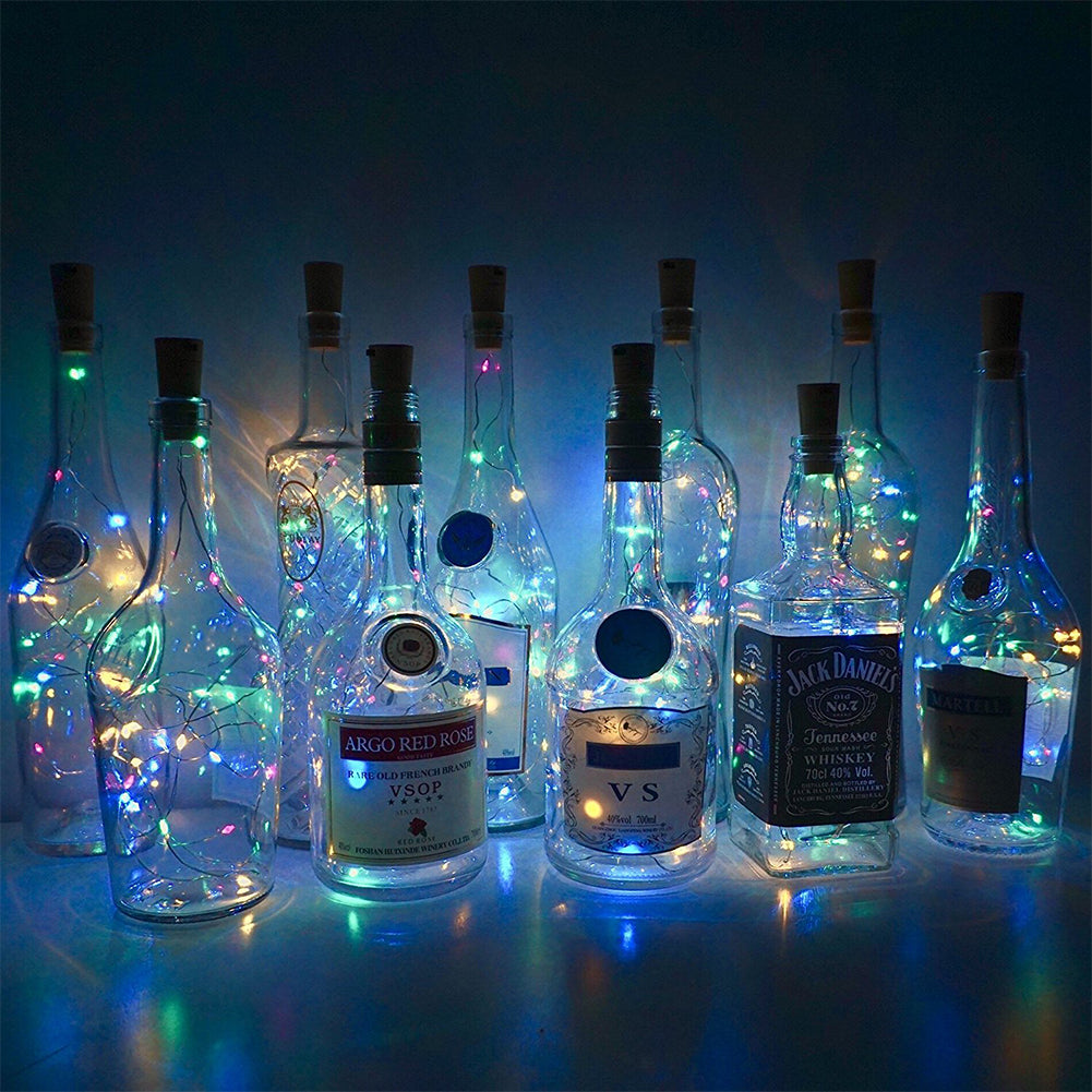 10PCs String Lights | Make DIY Glass Bottle Lamps
