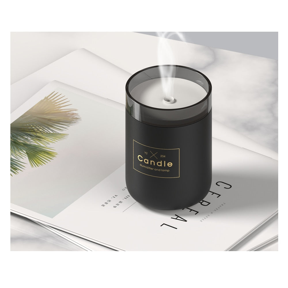CandleFier | Relaxing Humidifier & Aromatherapy Diffuser Candle - Solutiverse