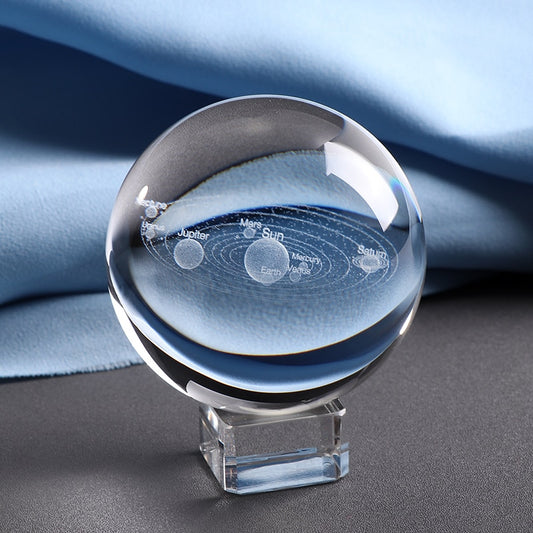 MiCosmic | Solar System Etched into Glass Ball