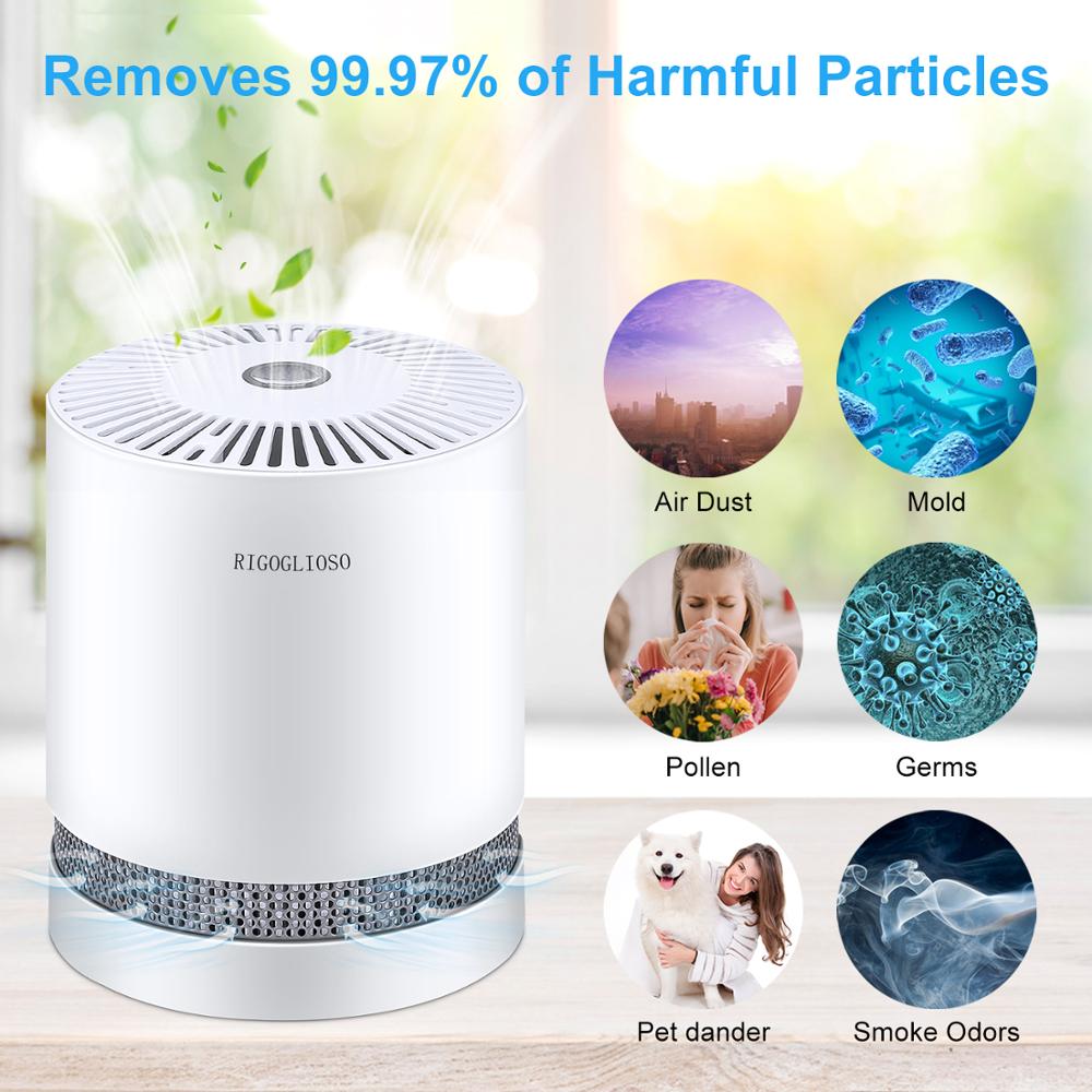 Desktop Air Purifier | Compact HEPA Filtration System