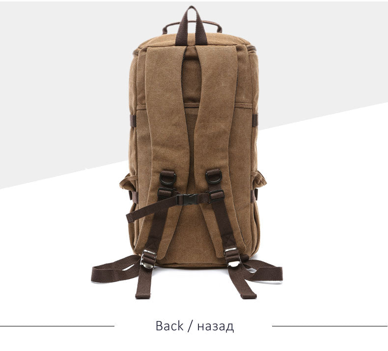 ToughHaul | Waterproof Solid Leather Cylinder Backpack - Solutiverse