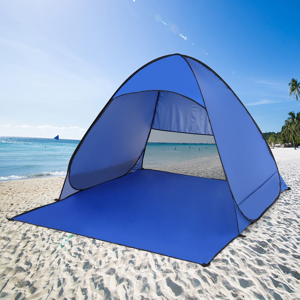 Auto Pop-Up Sun & UV Protection Tent - Solutiverse
