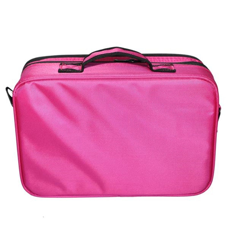 Heavy Duty Cosmetic Case | Professional Grade, High Capacity - Solutiverse