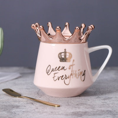 "Queen of Everything" Gift Mug With Crown - Solutiverse