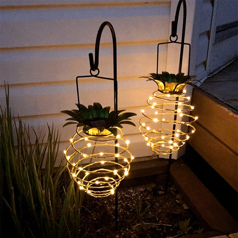 PineappLED | Solar Outdoor Pineapple Lights | 60 LEDs