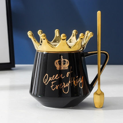 "Queen of Everything" Gift Mug With Crown - Solutiverse