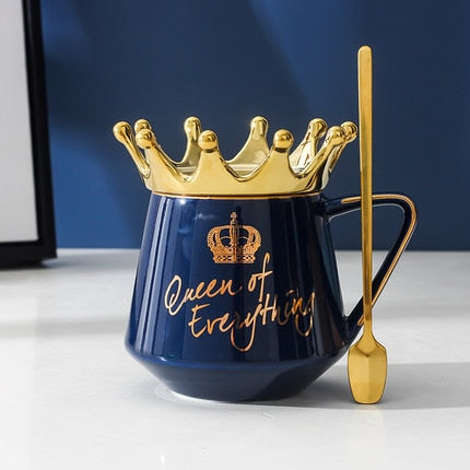 "Queen of Everything" Gift Mug With Crown - Solutiverse