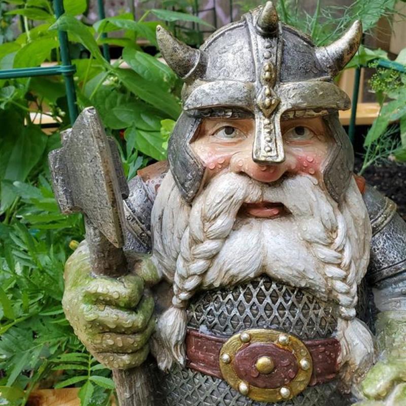 RealGnome | Lifelike Viking Garden Gnome | 4" Height