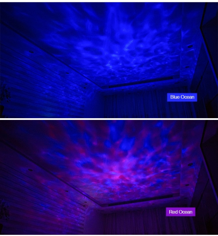 OceanTide | Magic Soothing/Bedtime Ocean Projector | RC 7 Modes - Solutiverse