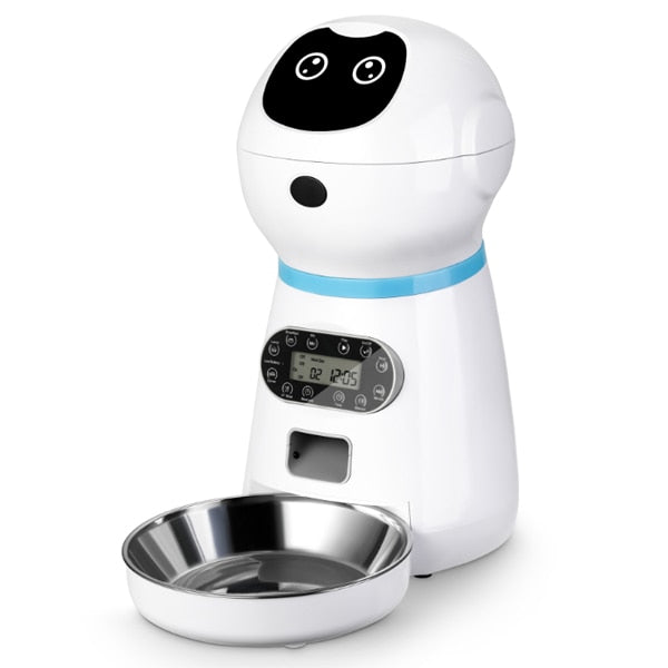 Automatic Pet Feeder/Dispenser With LCD Display & Voice - Solutiverse