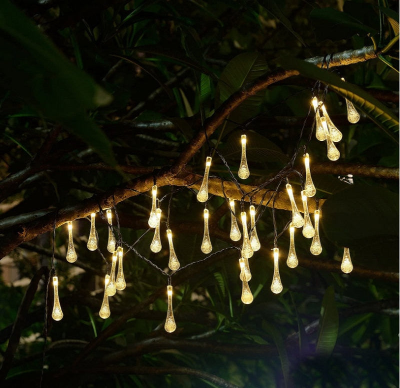 DropLights | Sparkling Outdoor Fairy Drop Lights | 6.5YDS / 30 LEDS
