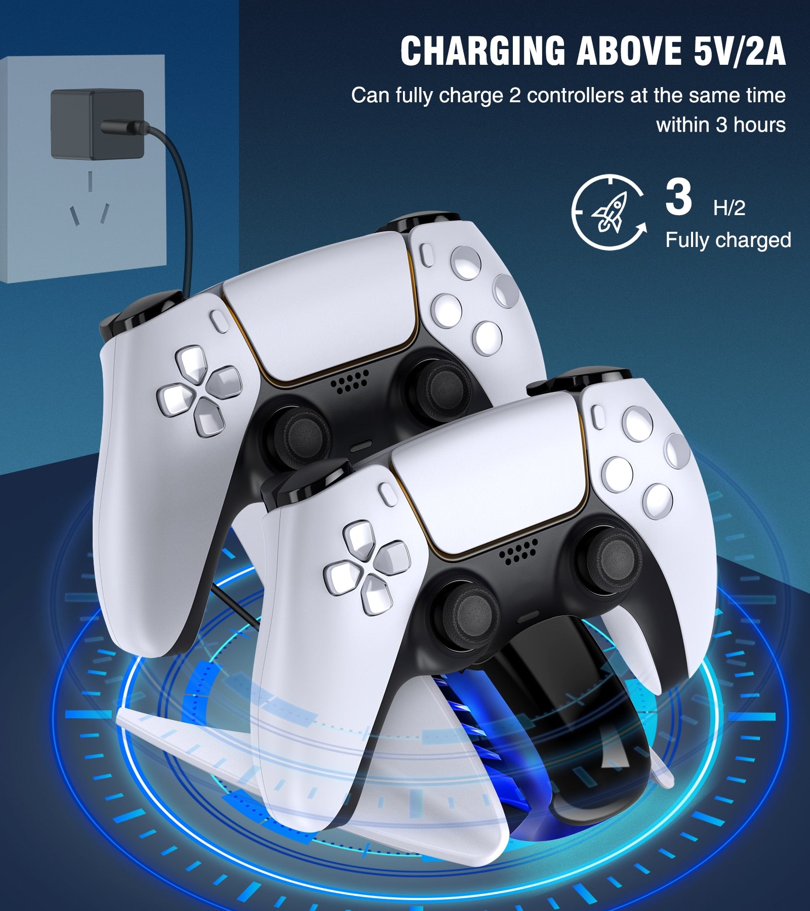 Ultimate PS5 Dualsense Charging Hub - Solutiverse
