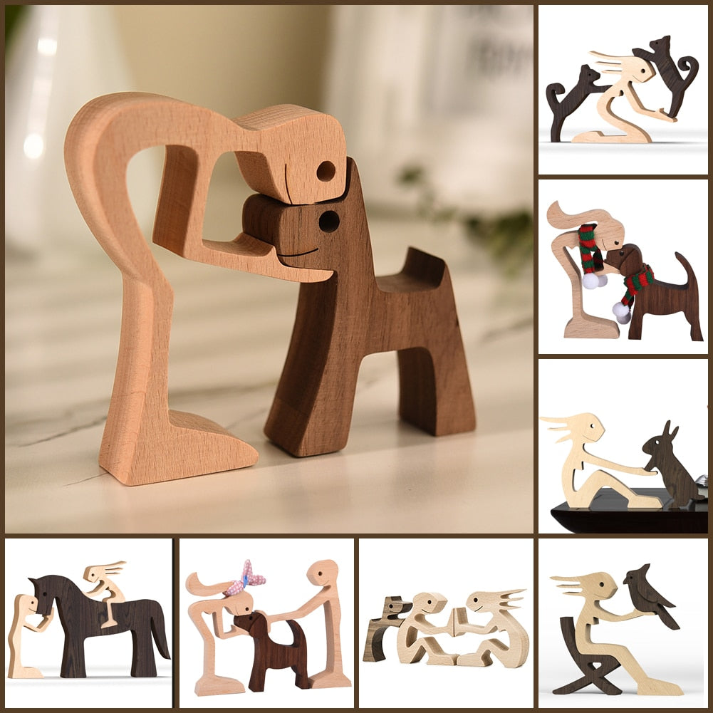 PetLuvli | Unique Interlocking Wooden Sculptures | Dog, Cat, Horse, Rabbit, Bird - Solutiverse