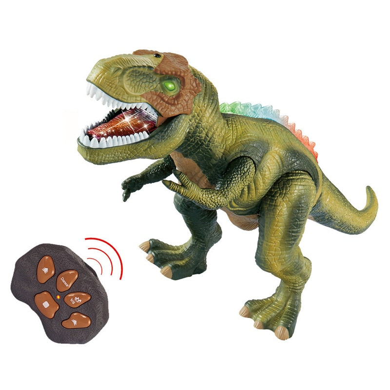 GreenRex | Animatronic Remote Control LED Lit Dinosaur Toy - Solutiverse