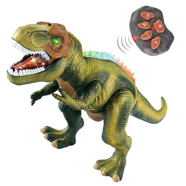 GreenRex | Animatronic Remote Control LED Lit Dinosaur Toy - Solutiverse