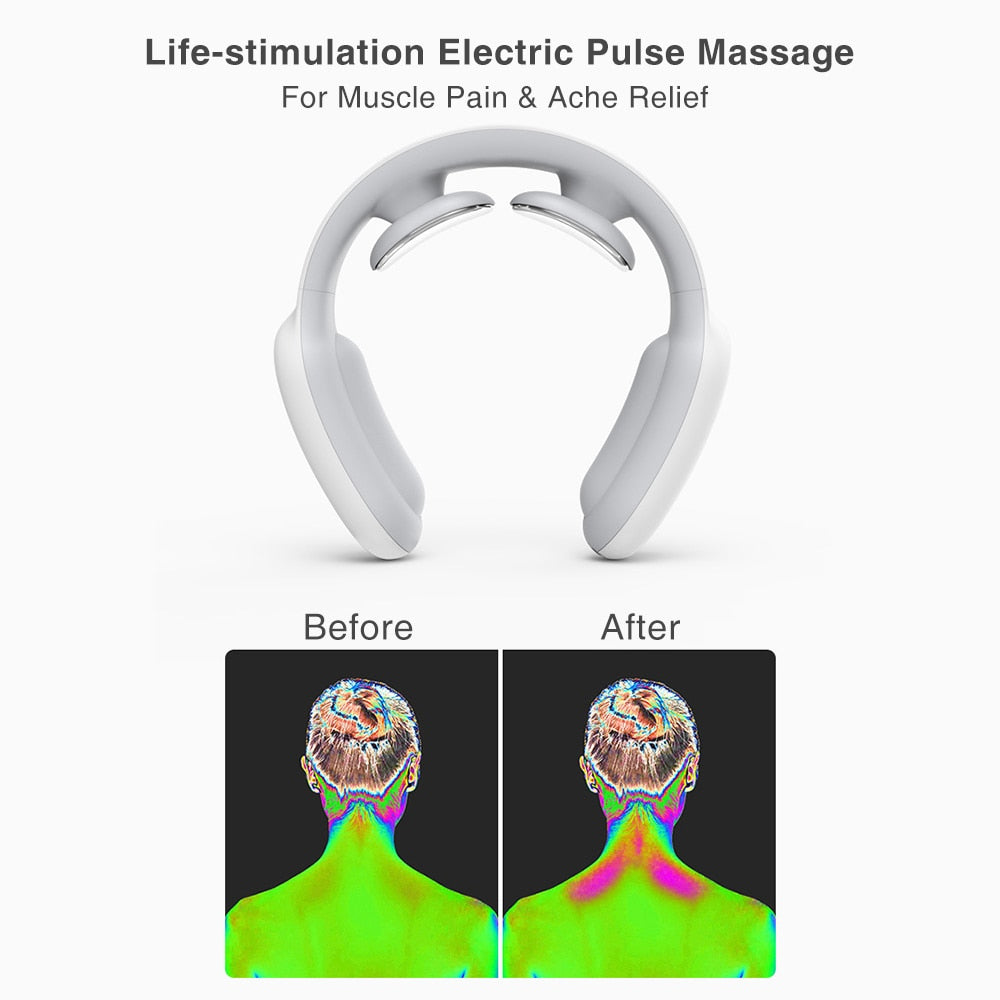 Rechargeable Neck Massager | Smart Technology - Solutiverse