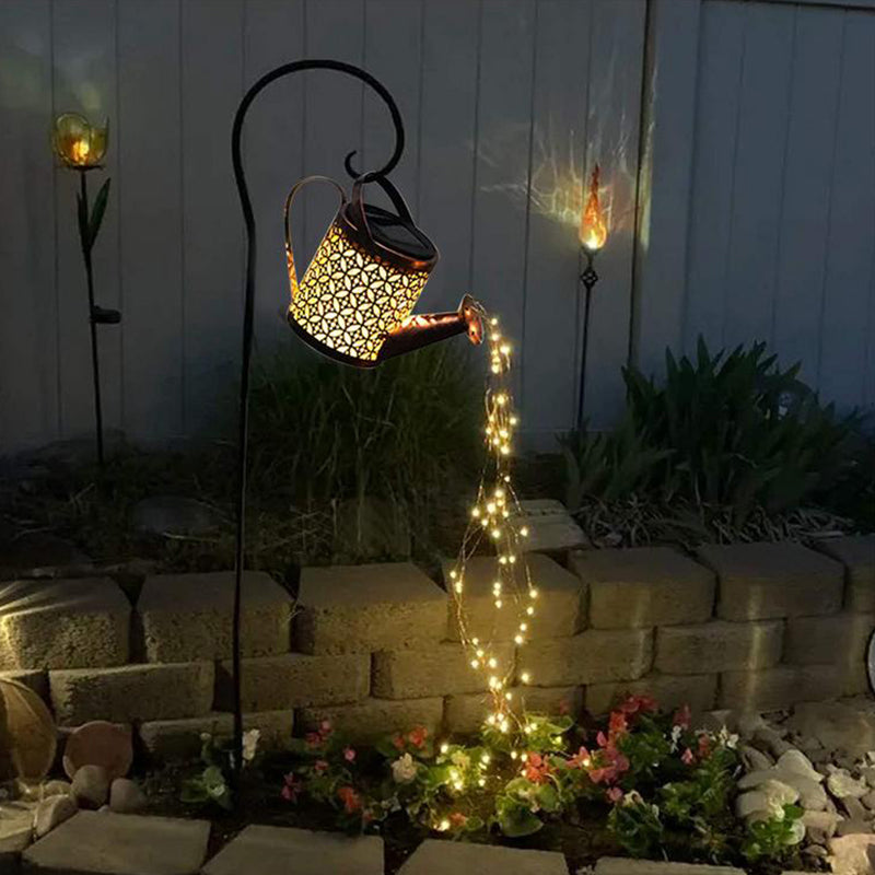 Fairy Watering Can | Sparkling Light-Up Garden Ornament | Solar Powered