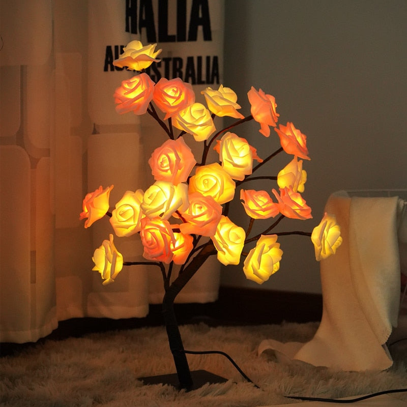 24-LED Rose Light Tree - Solutiverse