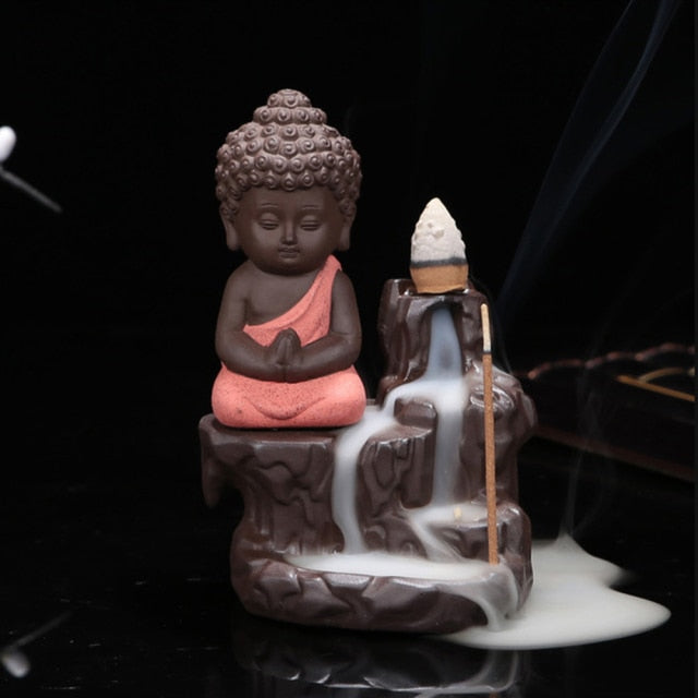 MyLilBuddha | Ceramic Buddha Cone Incense Holder - Solutiverse
