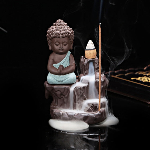 MyLilBuddha | Ceramic Buddha Cone Incense Holder - Solutiverse