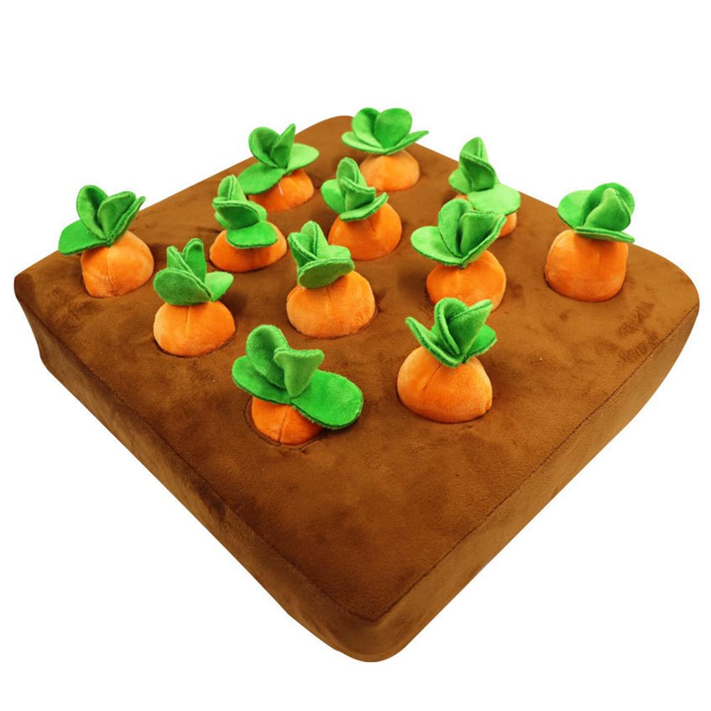 Carrot Snuffle Pillow with Stuffed Carrots - Solutiverse