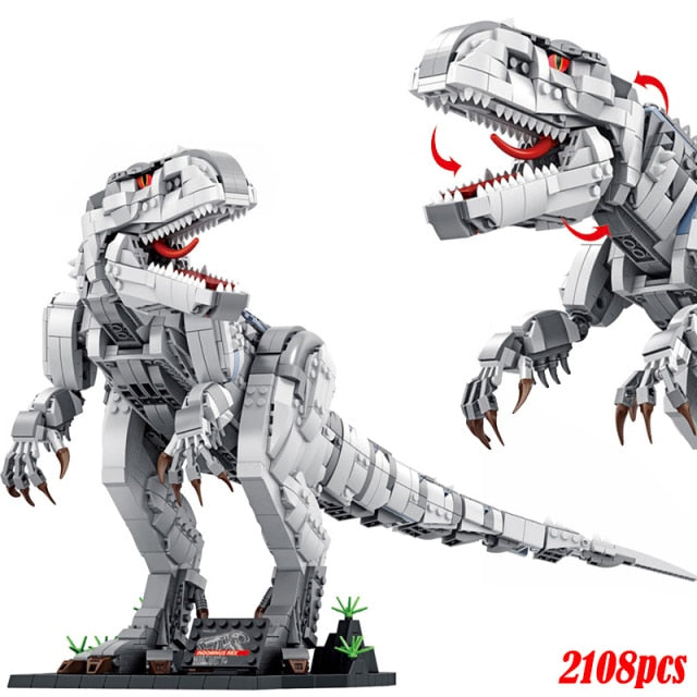 Epic 1800+ Piece Building Block Dinosaur Kit - Solutiverse