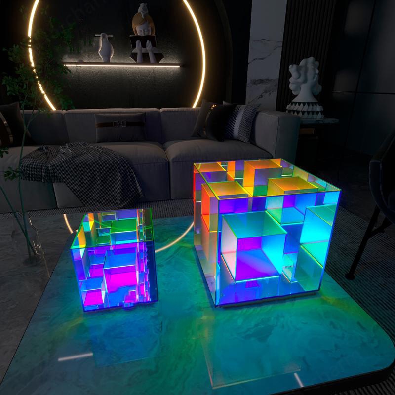 OpticalMagic Ultimate Mind-Bending Cube Experiment Lamp - Solutiverse