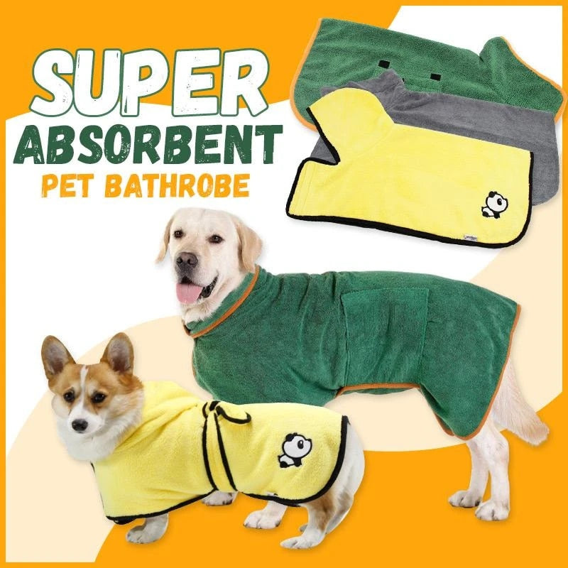 DoggieRobe | Super Absorbent Dog Bathrobe | 5 Sizes