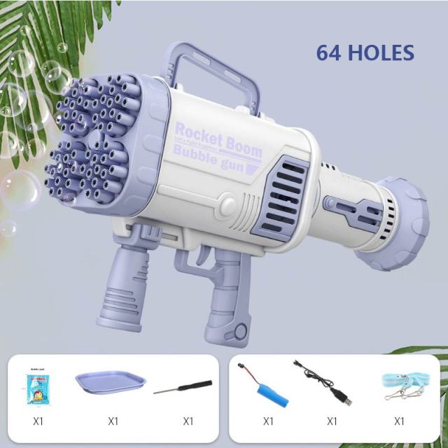 The Ultimate Handheld Bubble Machine | 64 Holes - Solutiverse