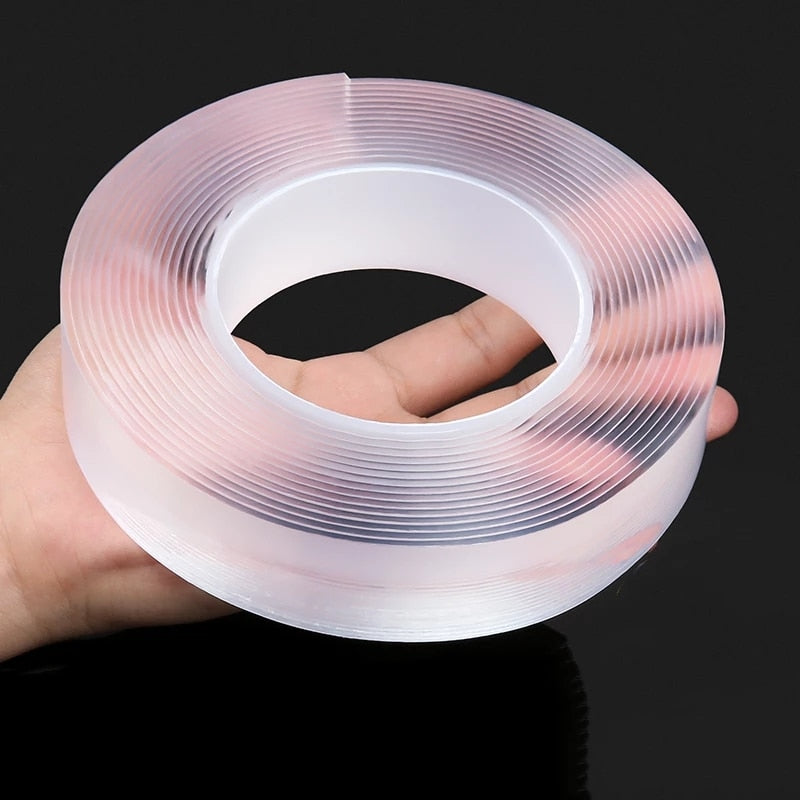 1/2/3/5M DuoTape | Tracesless Double Sided Tape Transparent - Solutiverse