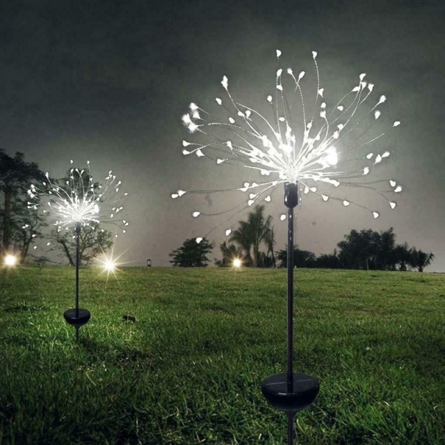 Solar DIY Shape Fireworks Flower Lamp | 150 LEDs