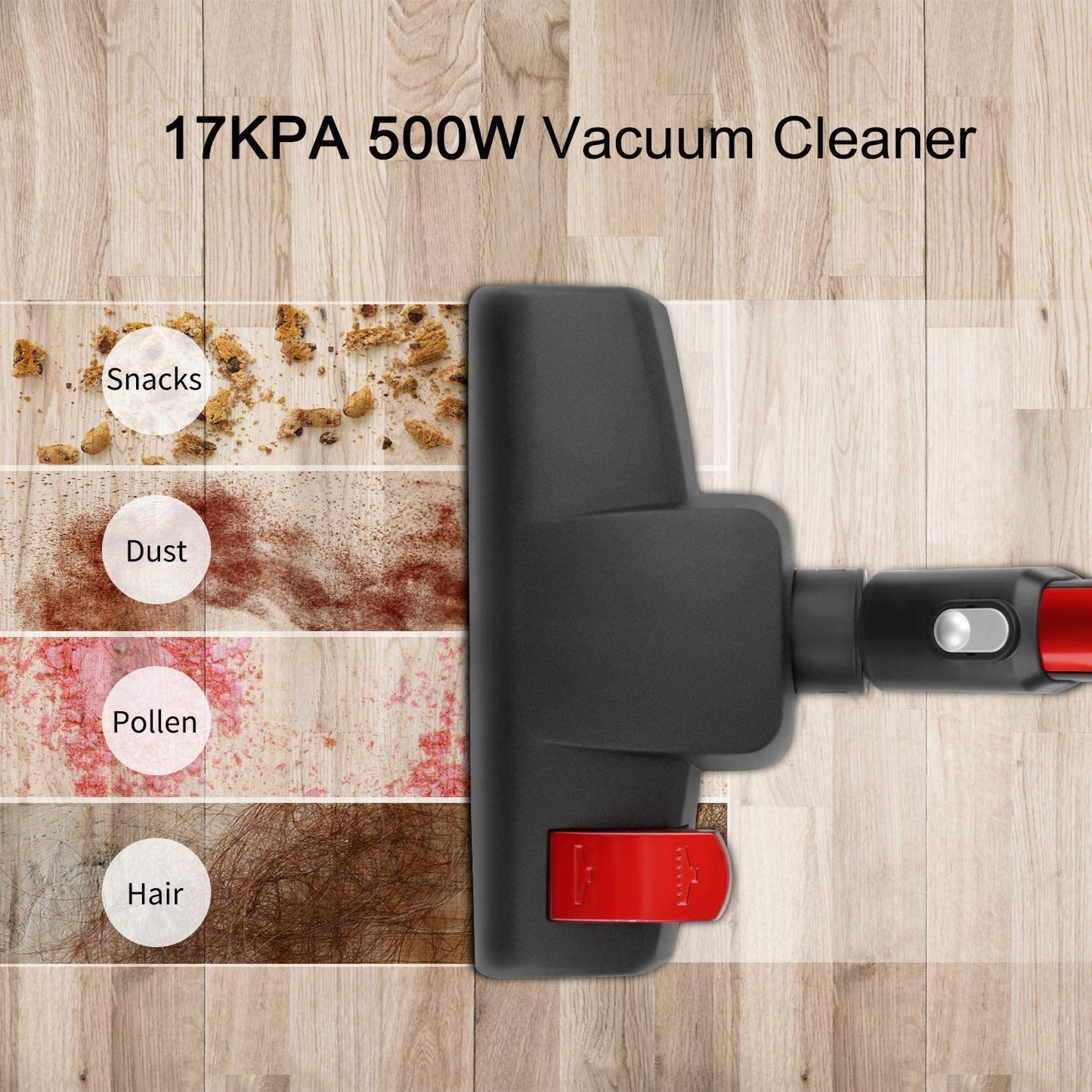 3 in 1 17000PA Adjustable Vacuum Cleaner with HEPA Filter - Solutiverse