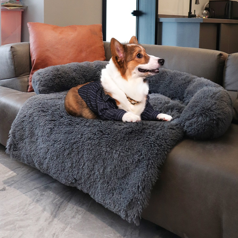 DoggieKing | Portable Fluffy Dog Mat/Bed | Washable | Car & Home